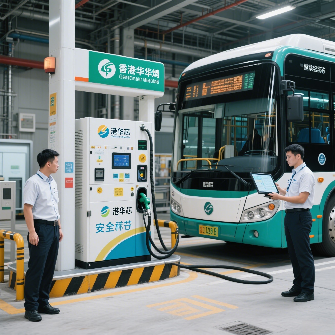 《香港氢能巴士穿越海底隧道：开启绿色交通新纪元》